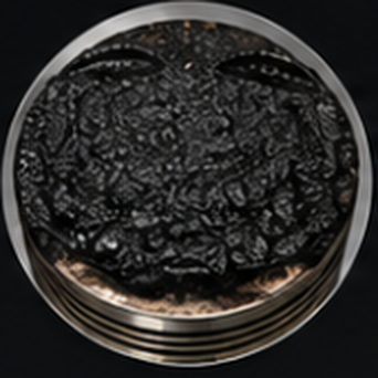 Pistón con depósitos de carbonilla, referencia ilustrativa